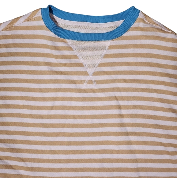 We The Free By Free People Classic Crew Neck Sweater Latte Combo Womens XS - Picture 5 of 11